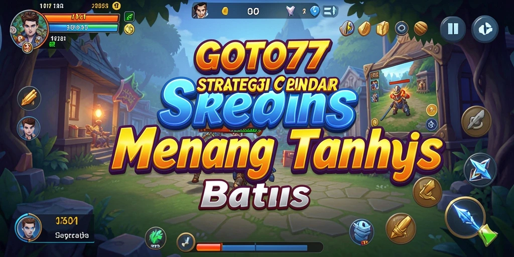 Tampilan screenshot GOTO77 menampilkan aksi pertempuran strategis yang mendebarkan.