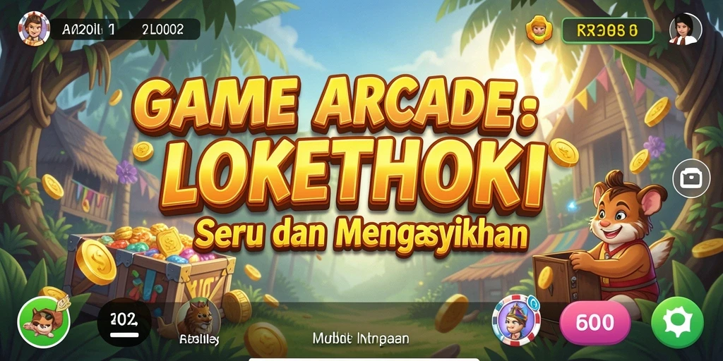 Screenshot LOKETHOKI menampilkan gameplay yang seru dan penuh warna.