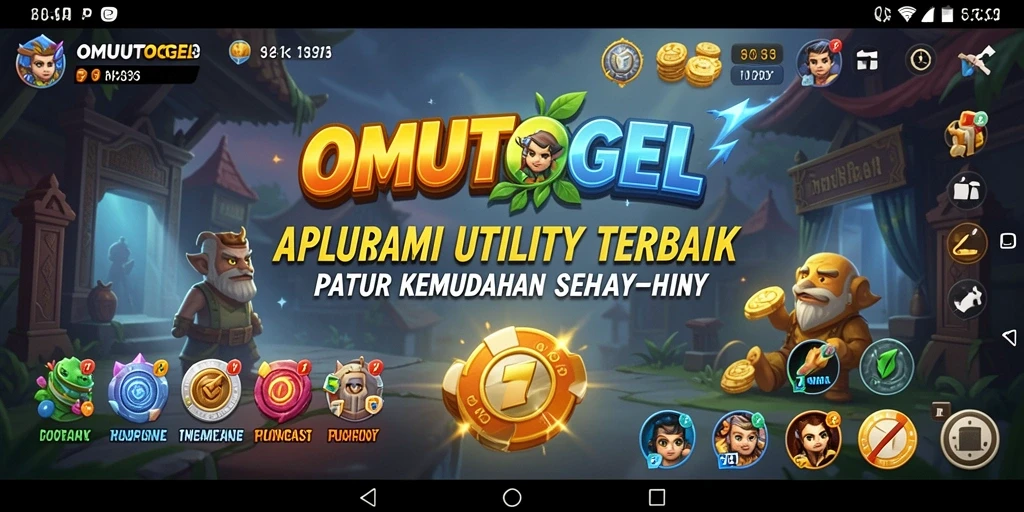 Tampilan intuitif dari OMUTOGEL yang memudahkan pengguna.