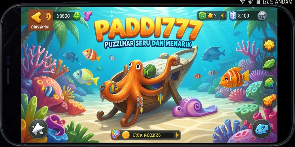Screenshot PADI777 menampilkan gameplay Puzzle yang mendebarkan.