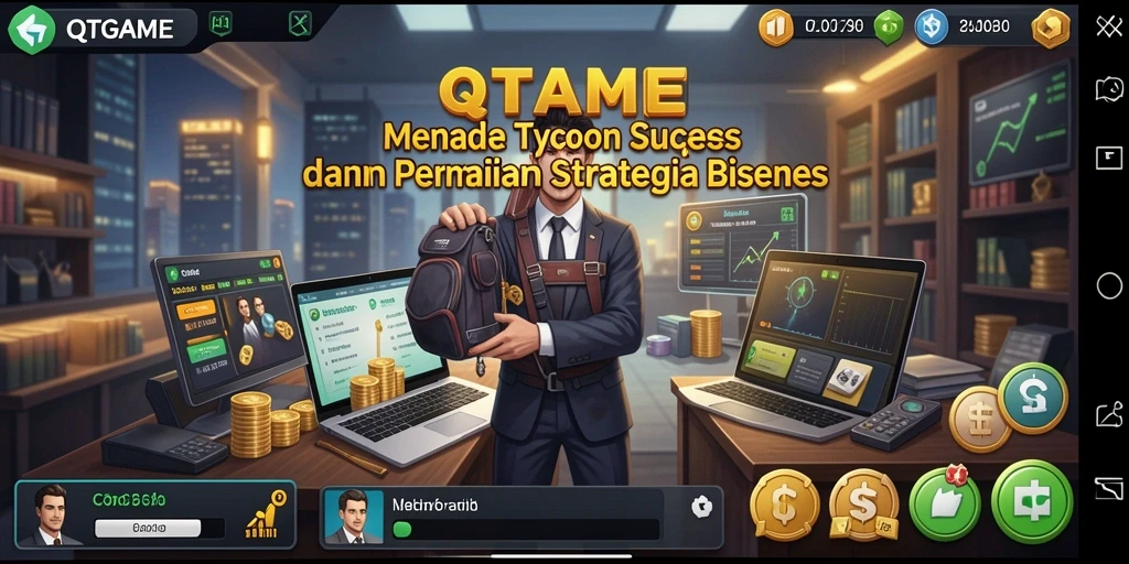 Tampilan gameplay QTGAME yang menarik dan menyenangkan.