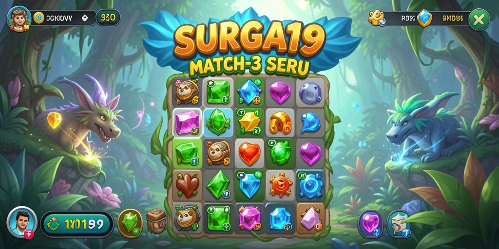 Tampilan gameplay SURGA19 yang menawan dan penuh warna.